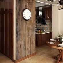 1 Roll Vintage Wood Grain Self-Adhesive Contact Paper, Removable Vinyl Wallpaper, Peel And Stick For Countertops, Cabinets, Furniture, Room Wall Decor - Brown - View 4