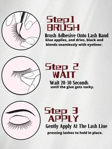 Eyelash Glue 6ml, Eyelash Cluster Glue, 6ml Take-Out, Waterproof & Long-Lasting False Eyelash Adhesive, All Day Wear Lash Glue, For DIY Lash Extensions, Strong Hold Lash Glue, Perfect For Daily Use & Special Occasions - 黑色 - 查看 6