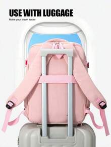 Ba lô xách tay Wizz Air Ryanair 40x20x30cm - Ngăn đựng laptop 14 inch, Ngăn đựng giày, Ghế gấp gọn, Giúp sắp xếp đồ đạc trên máy bay, Phù hợp cho các chuyến đi ngắn, Thiết kế tối giản unisex, Túi xách tay, Hành lý du lịch nhỏ gọn, Túi du lịch thời trang, Khóa kéo an toàn. - Nhiều màu - Xem 6