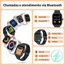 Smartwatch With HD AMOLED Screen, NFC, GPS, And Waterproof Display (2.01 Inches). - Black - View 2