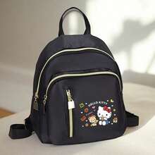 SANRIO 1 chiếc balo mini thời trang Kitty & Kuromi, kiểu dáng học sinh, quai điều chỉnh được, thiết kế tối giản nhẹ nhàng, phù hợp cho việc đi làm hàng ngày, đến trường, du lịch, công sở dành cho học sinh. - Nhiều màu - Xem 4