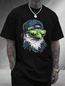 Men Outdoor Tees & Tanks - Black - View 1