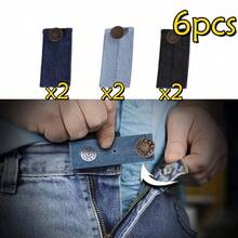 2/3/4/6pcs Adjustable Denim Waist Extender - Maternity Waistband, Suitable For Pregnant Women Jeans, Stretchable Denim Without Sewing - Multicolor - View 14