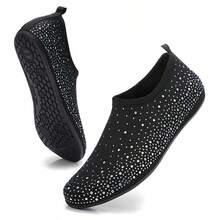 新款男女举重鞋、运动鞋、健身鞋、跑步鞋、瑜伽鞋、普拉提鞋、舞蹈鞋、跳跃鞋。 - 黑色 - 查看 2