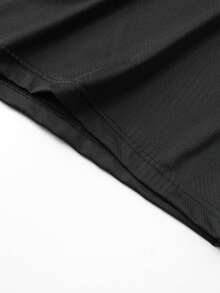 3件/套 男士夏季透气休闲运动三角条纹弹力T恤 - 彩色 - 查看 4