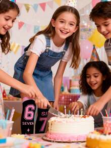 1 Pair 67 Digital Knee High Socks For Kids Girls, Six Seven 6 7 Meme Long Socks, 67 Six Seven Valentine Day Gift, 67th Birthday 67 Birthday Over The Knee Socks Gift, Baseball Number 6 7 Socks, Fun Girly Aesthetic Star Socks - Multicolor - View 4