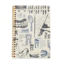 1本牙科螺旋笔记本 - A5 复古牙科插图和解剖图 - 适用于牙科学生、专业人士、医学生 - 理想的医疗礼品、牙科礼品、职业日志、教育插图、精细草图 - A5 - 查看 7