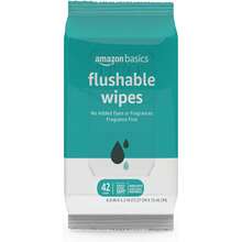 Adult Wet Wipes Flushable Fragrance Free,126 /336 /504Count - 藍色 - 查看 5