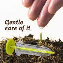 1 Pc New Injection-Style Seeder, Powerful Seeding Tool, For Seedling Raising, Manual Seeding Device, For Planting Seeds In Small Trays, Vegetable Gardening Tool, For Planting Vegetables In Pots - Red - View 5
