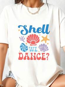 Shell We Dance Cute Boho Seashell Starfish Beach S - 白色5 - 查看 3