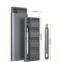 Comfort Fit 25-In-1 Mini Screwdriver Set Multifunctional Small Screwdriver Precision Repair Tool For Electronics Phones Computers Glasses Watches And Jewelry Birthday Gift Anniversary Present - Black - View 4