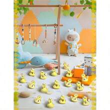 100/50/20/10/5/1 Pc Mini Golden Duck Statue Golden Duck Figurines Micro Garden Landscape Dollhouse Cake Decoration Potted Plants DIY Craft Charms For Party Gift Animal Statues Car Dashboard Decorations For Birthday Gift Party Decoration Favors - 金色 - 查看 6