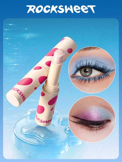  ROCK SWEET 闪亮光谱眼影棒 - 一抹即可打造哑光、珠光和烟熏眼妆，以大地色系为主，防晕染配方