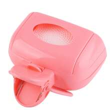 Bolsa recogedora de excrementos para mascotas Recogedor de heces de perro Herramienta de limpieza de residuos animales al aire libre Recogedor con mango Tipo bolsa (rosa) - Rosa - Ver 8