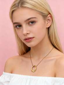 1/100pcs/Pack Multi-Color Stainless Steel K-Plated Basic Chain Necklace, DIY Jewelry Making Chain Necklace Can Be Worn Separately - Multicolor - View 7