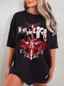 Women Outdoor Tees & Tanks - Black - View 1