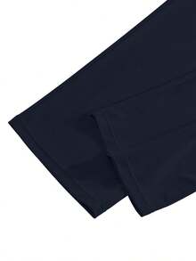 Voidago Men's Long Sleeve Sweatshirt And Cargo Pants Set, Drawstring Waist With Multiple Pockets,Casual And Versatile,Cozy Stylish Outfits For Men - Navy Blue - View 11