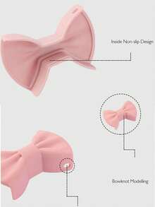 2pcs Kitchen Cooking Bow Silicone Insulation Clip, Silicone Insulation Pot Clip, Creative Kitchen Practical Tool, Heat-Resistant And Anti Slip Insulation Clip, Suitable For Baking And Microwave Use - Multicolor - View 9