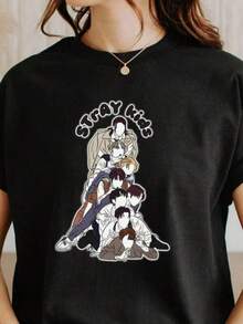 Women Outdoor Tees & Tanks - Black - View 1