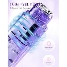 Maquinilla de afeitar eléctrica recargable 2 en 1 sin dolor para cara cuerpo con doble cabeza recortadora y afeitadora afeitadora impermeable para una piel suave-035 - Rosado - Ver 7