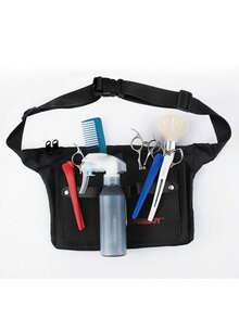 Multi-Functional Hair Styling Clips, Alligator Clips, Duck Bill Clips, Hairstylist's Choice, Hair Dye Spray Bottle, Water Spray Bottle, Pointed Tail Comb, Steel Needle Comb, Highlighting Comb, Teasing Comb, Multi-Functional Waist Bag - Multicolor - View 2