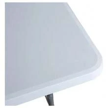 Mesa Plegable Blanca 180 (roma) Blanco - Negro - Ver 2