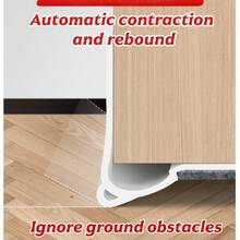 1 pieza Tira de sellado de puerta flexible de 93cm de largo, a prueba de colisiones, a prueba de sonido y a prueba de viento - A - Ver 6