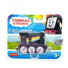 Mattel 1 pieza Juego de tren de juguete de metal Thomas & Friends - Locomotora de empuje Gordon, Edward, Emily con vagones, Percy, Toby, Harold Serie de metal de tren de juguete de empuje, adecuado para niños de 3+ años, regalo para el Día del Niño, cumpleaños, Navidad - Multicolor - Ver 30