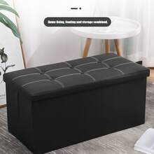 Shoe Changing Stool - Black - View 2