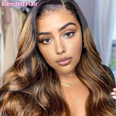 13x6 Lace Front 250% Density Lace Front Wig Human Brazilian VHair Body Wave Transparent Brazilian Virgin Human Blended Hair Wigs 13x4 Lace Front Wigs Human Mixed Hair Pre Plucked With Baby Hair For Women Natural Black 8-42 Inch