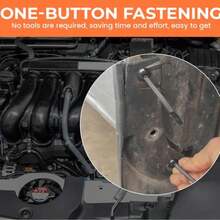 Hebilla de amarre de cable de nailon multifuncional con orificio pasante, universal para tablero de motor, tablero de hojas, expansión de maletero, tornillo - A - Ver 4