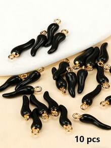 [Quantity] Pcs Vivid Multicolor 3D Red Chili Pendant, Suitable For DIY Earrings, Necklace, Bracelet And Keychain - Spicy Style Jewelry Making Accessories, Jewelry Making Charm - Chili - View 33