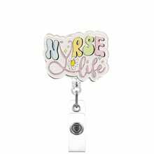 1pc DISCO Rotating Alligator Clip Retractable ID Card Holder - Multicolor - View 6