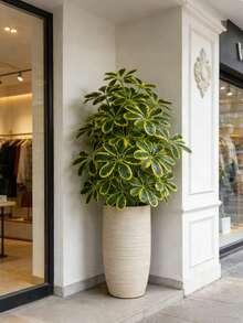 50-75cm große künstliche Palme, Fake Rattan Blatt, Kunststoff Strauchblatt, imitierter Rattan Bambuszweig, realistische Textur, geeignet für Heim- und Gartendekoration innen/außen, Valentinstag, Geburtstag, Abschlussfeier - Verschiedenfarbig - Übersicht 6