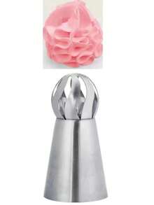 1/3pcs Cake Cream Nozzles, Stainless Steel Icing Piping Nozzles, Suitable For Cakes, Pastries And Cupcakes - Multicolor - View 13