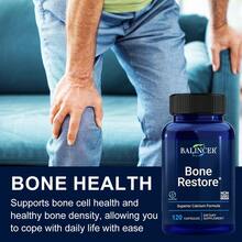 Balincer Bone Restore Capsules - With Vitamin D3, Calcium, Zinc And More - Suppoprt Bone Ability - 120 Capsules - 1 Bottle - View 3