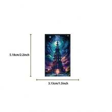 78pcs Fantasy Tarot Card Stickers Whimsical Tarot Card Stickers Tarot Card Stickers Tarot Astrology Cat Animal Pet Magic Cute Aesthetics Stickers Vinyl Waterproof Stickers For Water Bottle,Computer,Laptop,Phone,Luggage,Notebook,Fridge - Multicolor - View 3