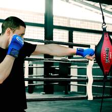 Guantes híbridos para levantamiento de pesas, gimnasio, fitness, entrenamiento, boxeo, artes marciales mixtas, muay thai, gimnasio, entrenamiento, guantes interiores de gel, guantes sin dedos, guantes y guantes de protección para la mano. - Azul / Patchwork - Ver 11
