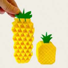 1pc 2026 New Dynamic Adjustable Pineapple Relaxation Device, 3D Printed Multi-Joint Tactile Model, Adult Anxiety Relief & Focus Tool, Office Desk Interactive Device - Perfect Gift For Birthday, Valentine's Day, Easter, Etc. - Multicolor - View 4