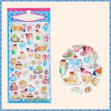 1pc Japanese Mini 3D Sushi Candy Sticker - Cute Embossed Resin Sticker - DIY Scrapbooking Stationery Birthday Party Supplies - Multicolor - View 13