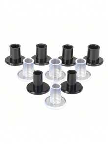 5 Pairs High Heel Protectors, Transparent And Black - Say Goodbye To Scratches, Protect Floors And Extend Shoe Life, Easy Installation, Non-Slip, Reusable, Fit Most High Heels - Black 5 Pairs - View 4
