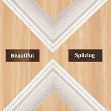 3D Self-Adhesive Thick Wall Sticker Waistline Backdrop Wall Base Decorative Trim, Waterproof - A - View 8