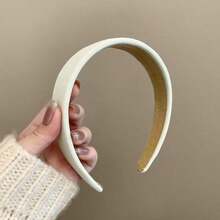 4pcs 38cm/14.96in Circumference Women's Vintage Elegant Solid Color Headbands, Fashion Versatile Hair Accessories Suitable For Daily Wear, Washing Face, Makeup, Outfit Matching ,Head Piece - 彩色 - 查看 8