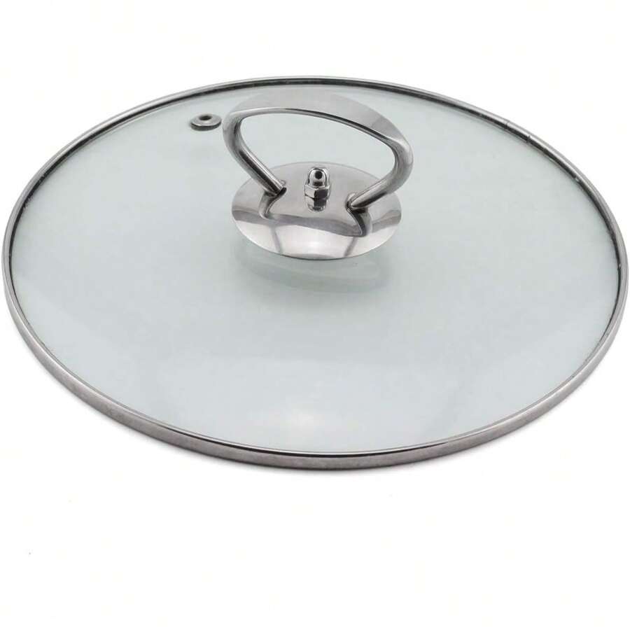 Universal Pot Lid Cover Knob Handle,Stainless Steel Replacement Cookware Pot Lid Handgrip Knob With Three Length Mounting Screws And Silicone Washer - Silver - View 1