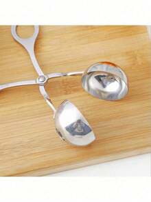 Meatball Maker, Stainless Steel Mold, Cooking Tongs, Pastry Spoon - Multicolor - View 4