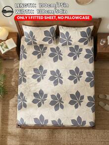 2/3件套印花床笠套装（1件床单+1/2个枕套，不含枕芯），亲肤床垫保护套，印花床垫罩，舒适柔软，透气，多种尺寸可选，适用于单人床/双人床/大号床/特大号床，可机洗，家居装饰，卧室装饰，通过Oeko-Tex认证 - 彩色 - 查看 19