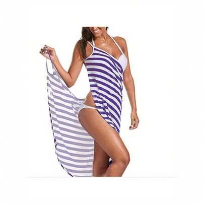 Women Lady Bikini Cover Up Beach Long Dress Swimwear Swimsuit Plus Size
