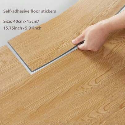 20 miếng dán sàn tự dính, chất liệu PVC dày, chống mài mòn, chống thấm nước, chống trơn trượt, sử dụng cho nhà ở/phòng ngủ/phòng khách/khu thương mại, bán sỉ decal dán sàn.