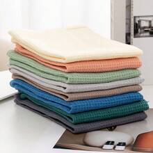 Ultra-Absorbent Waffle Dish Towels - Thick, Durable Kitchen Towels Cleaning Cloths - 4 Pieces Of Khaki (35*35CM) - View 4