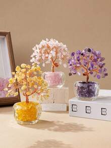 Cây pha lê mini màu hồng mới năm 2026, Đồ trang trí để bàn Giáng sinh, Quà tặng trang trí nhà cửa, Trang trí nhà bếp, Trang trí phòng ngủ, Trang trí tiệc, Đồ thủ công trang trí, Đồ trang trí bàn làm việc, Vật trang trí trung tâm, Quà tặng tiệc, Đồ trang trí Giáng sinh, Quà Giáng sinh, Trang trí phòng ngủ, Trang trí văn phòng, Quà tặng cho phù dâu, Quà sinh nhật, Quà sinh nhật cho bạn bè/bạn học, Quà tặng tiệc, Quà tặng Ngày Valentine - nhiều màu - Xem 2